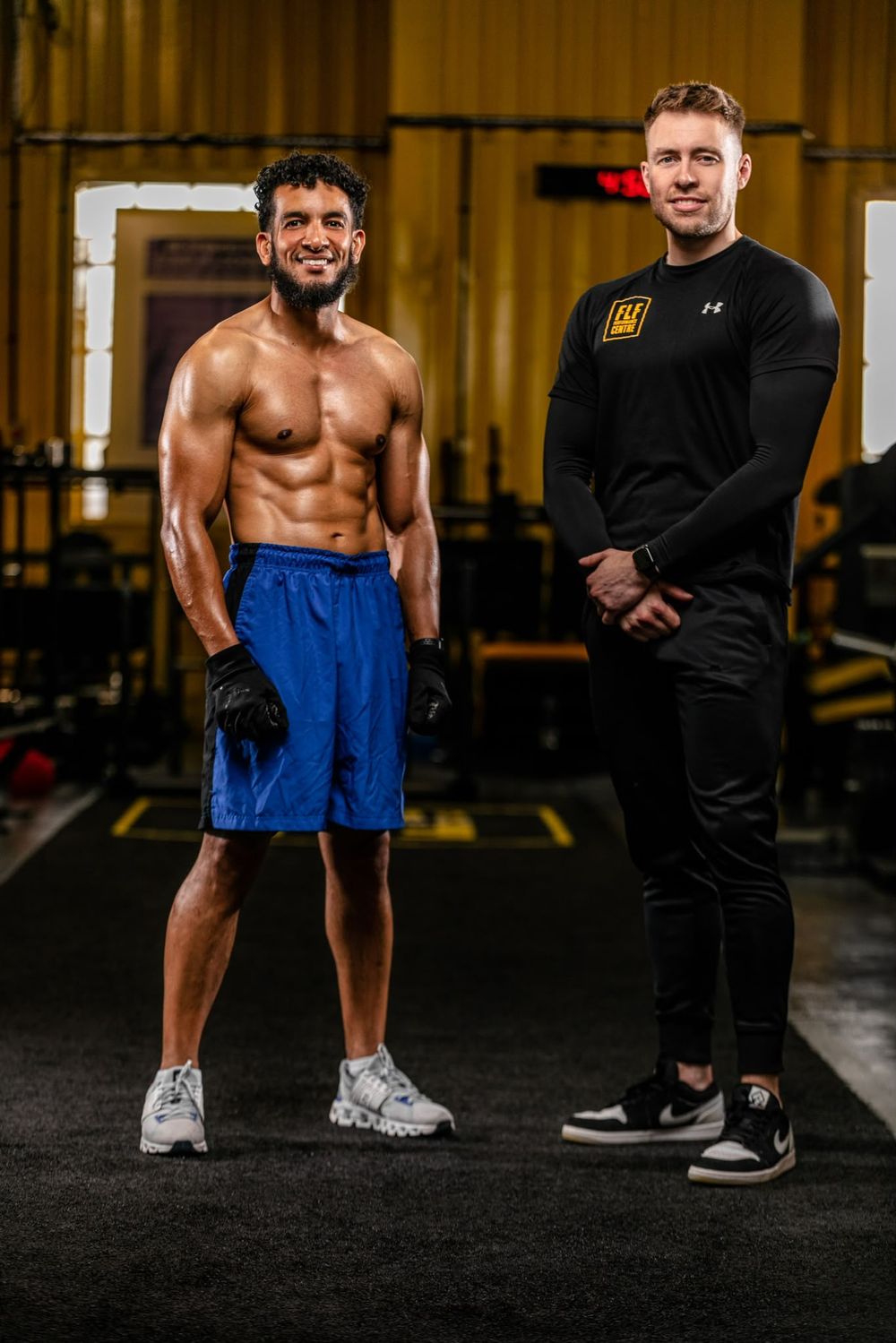 Ste with a client